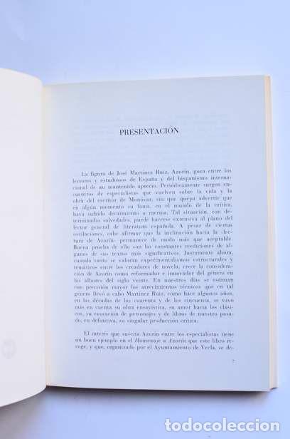 Libros: Homenaje a Azor&iacute;n en Yecla - AUTORES VARIOS - Foto 3