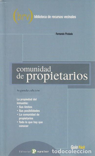 Libros: COMUNIDAD DE PROPIETARIOS - PINDADO, FERNANDO - Foto 1