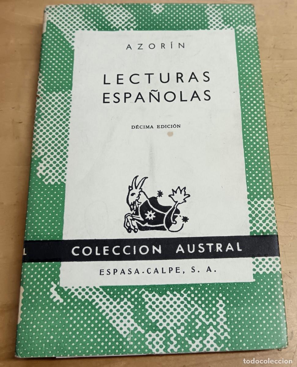 Libros: Lecturas espa&ntilde;olas - AZOR&Iacute;N - Foto 1