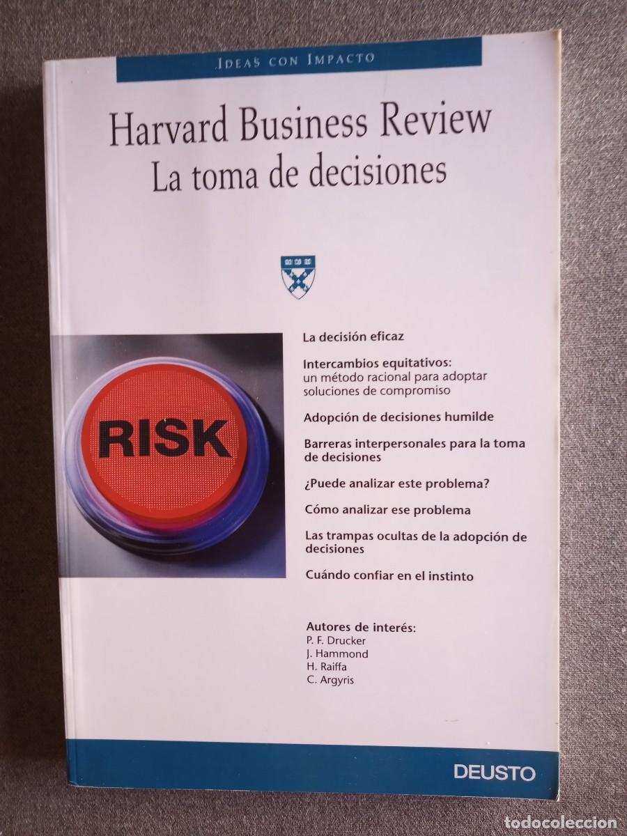 Libros: HARVARD BUSINESS REVIEW LA TOMA DE DECISIONES - Foto 1