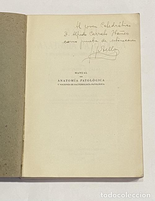 Libros: RAM&Oacute;N Y CAJAL, S. & TELLO Y MU&Ntilde;OZ, J. F. - Manual de anatom&iacute;a patol&oacute;gica. Y nociones de bacteriolog&iacute;