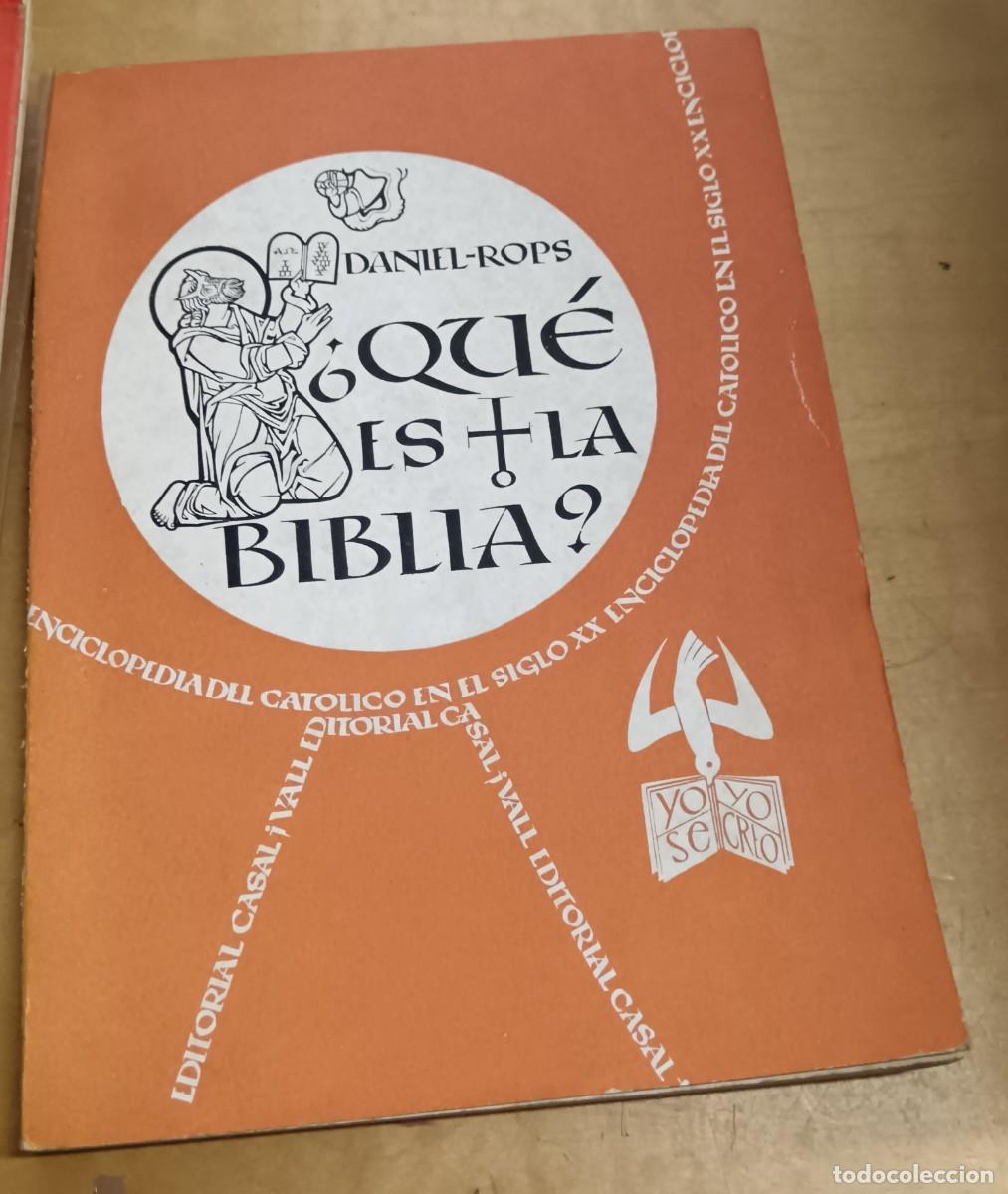 Libros: &iquest;Qu&eacute; es la Biblia? - DANIEL-ROPS - Foto 1