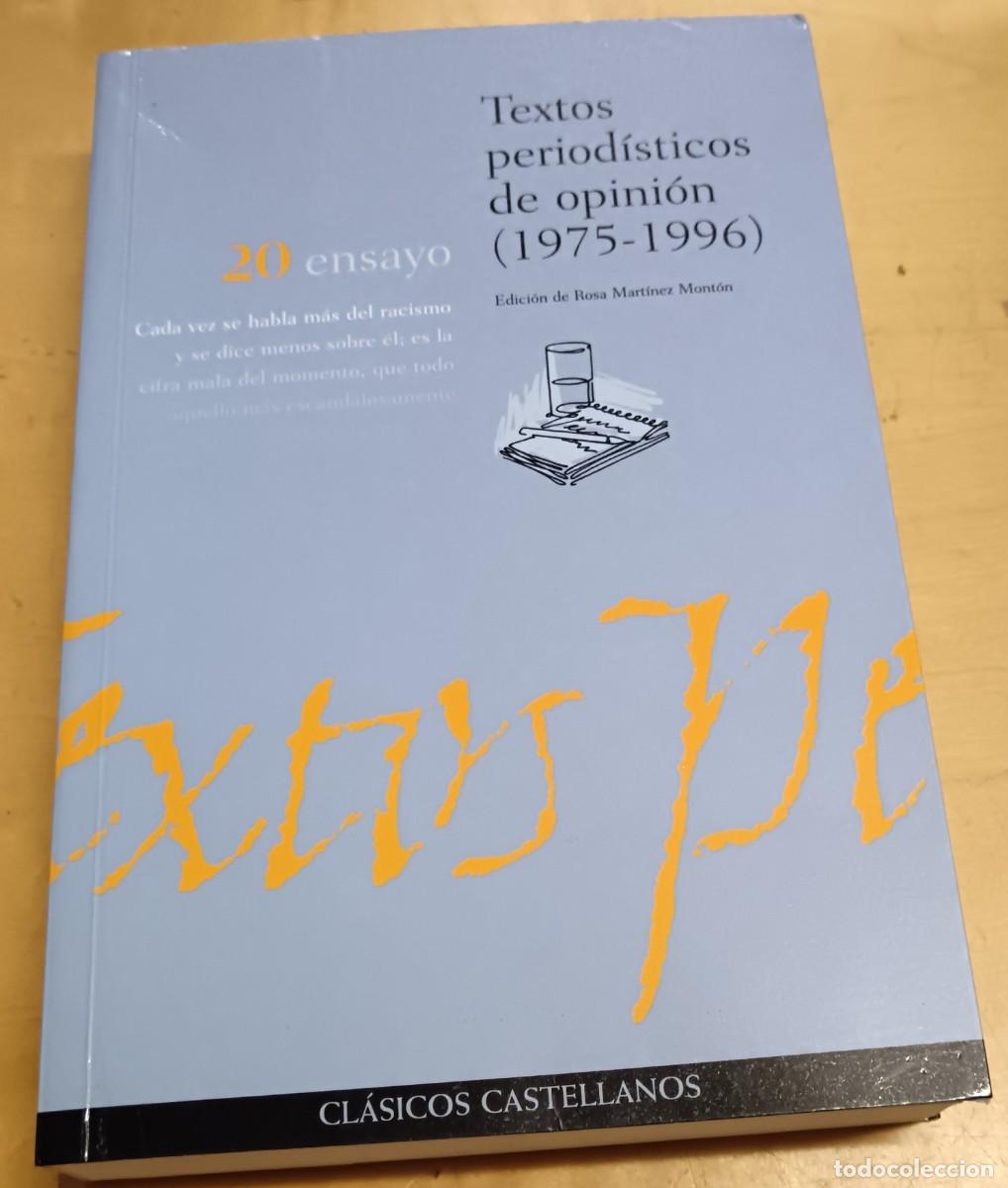 Libros: Textos period&iacute;sticos de opini&oacute;n (1975-1996) - VV.AA. - Foto 1