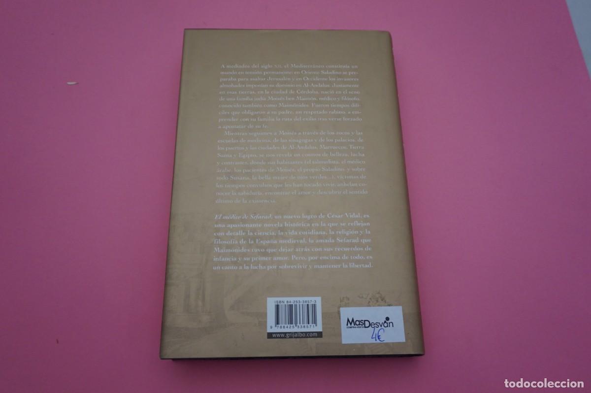Libros: M3F/ EL MEDICO DE SEFARAD - CESAR VIDAL / GRIJALBO - Foto 5