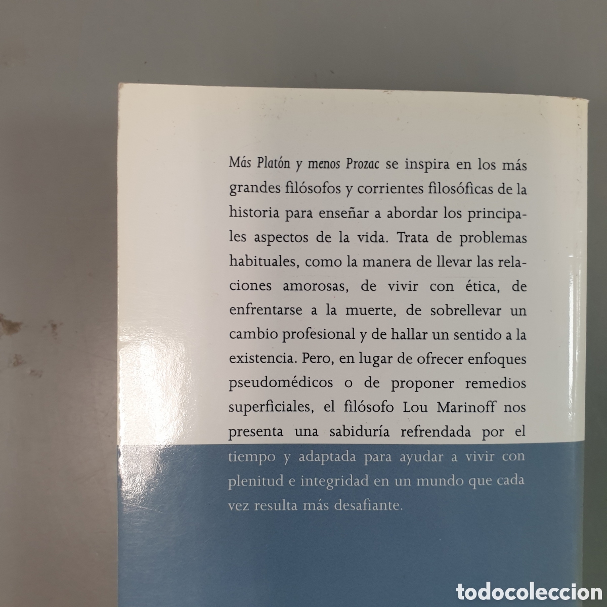 Libros: MAS PLAT&Oacute;N Y MENOS PROZAC - Foto 2