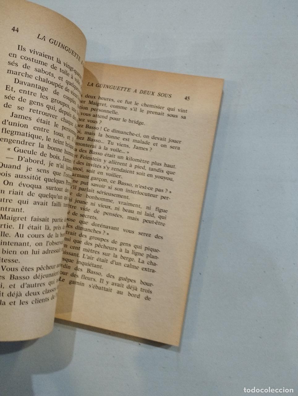 Libros: George Simenon - Maigret La Guinguette a deux sous - Foto 2