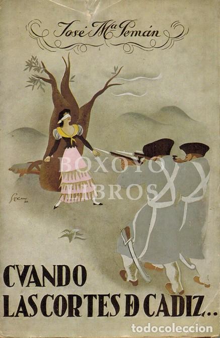 Libros: PEM&Aacute;N, Jos&eacute; Mar&iacute;a. Cuando las Cortes de C&aacute;diz - Foto 1