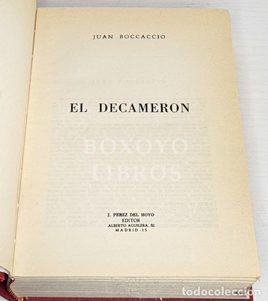 Libros: BOCCACCIO, Juan. El Decamer&oacute;n - Foto 2