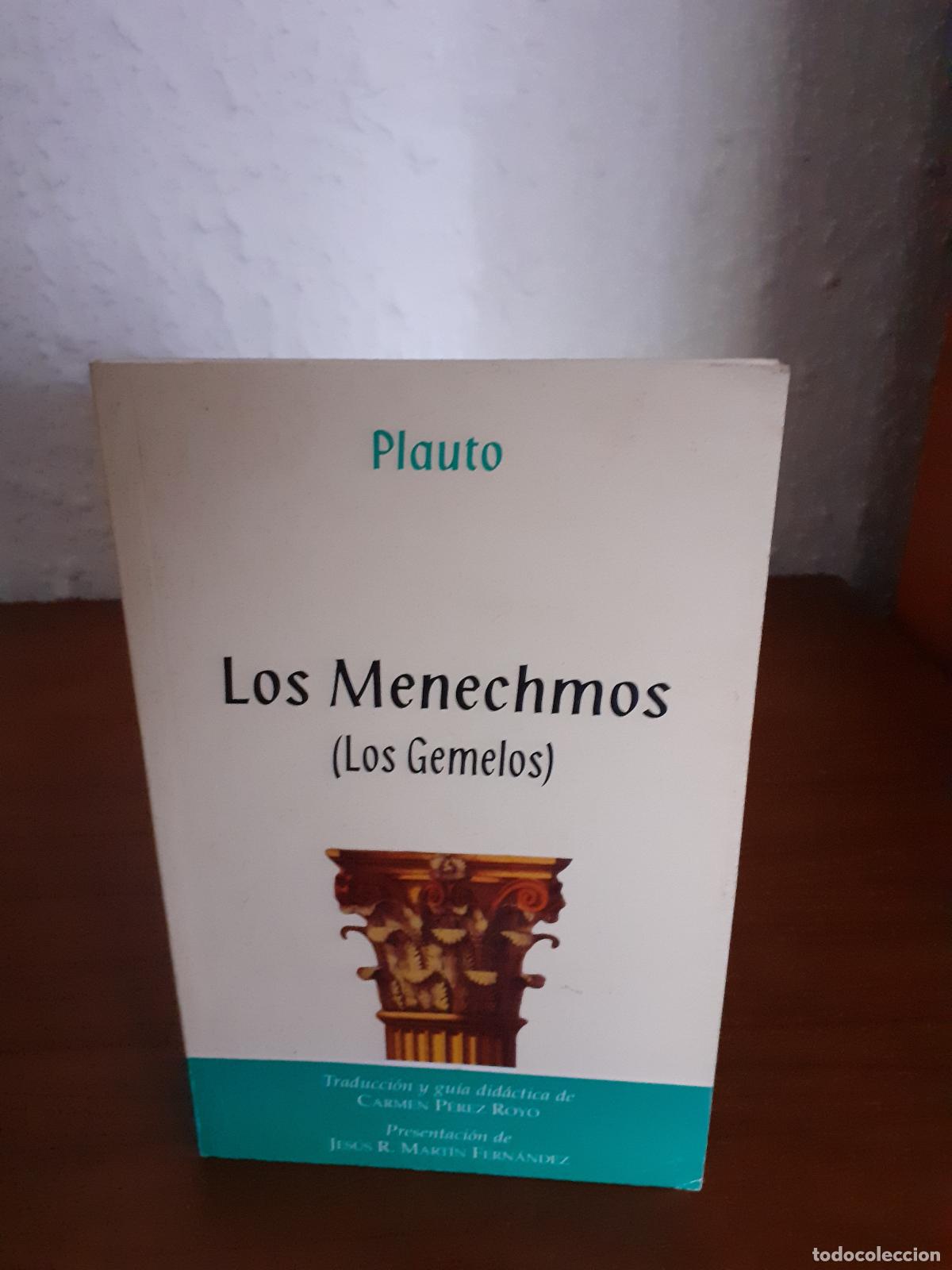 Libros: MENECHMOS, LOS - Plauto - Foto 1