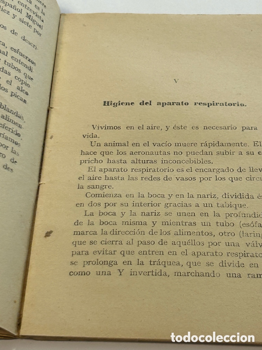 Libros: HIGIENE ELEMENTAL. INSTITUTO DE ESPA&Ntilde;A. A&Ntilde;O 1939 - Foto 4