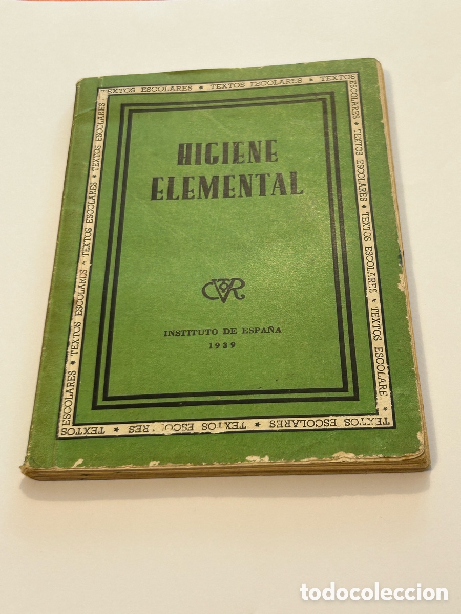 Libros: HIGIENE ELEMENTAL. INSTITUTO DE ESPA&Ntilde;A. A&Ntilde;O 1939 - Foto 1