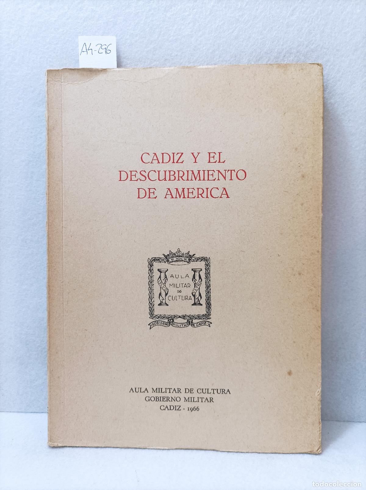 Libros: A.A. V.V.: - C&aacute;diz y el descubrimiento de Am&eacute;rica. - Foto 1