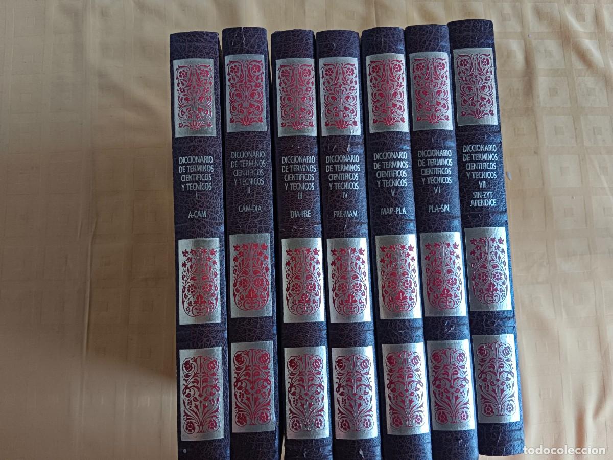Libros: DICCIONARIO DE TERMINOS CIENTIFICOS Y TECNICOS - 7 TOMOS - VV.AA. - Foto 2
