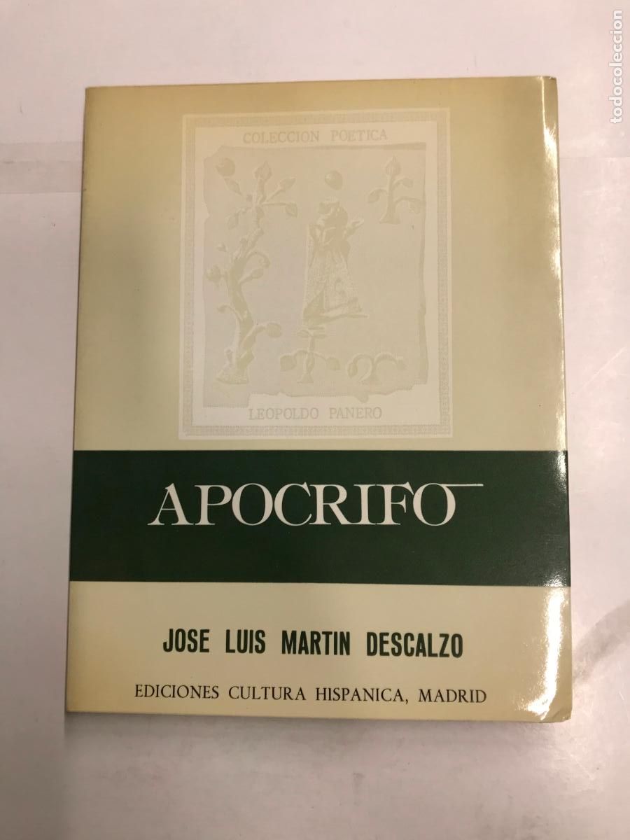 Libros: AP&Oacute;CRIFO. - JOS&Eacute; LUIS MART&Iacute;N DESCALZO. - Foto 1