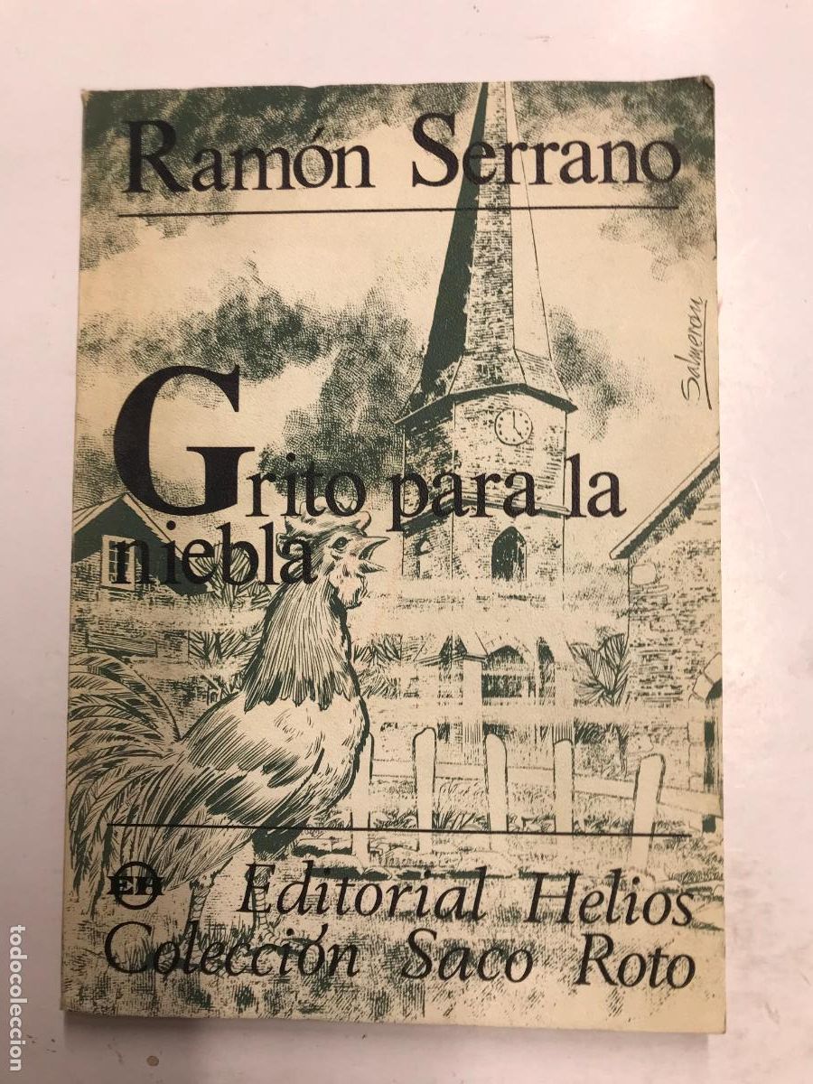 Libros: GRITO PARA LA NIEBLA. (DEDICADO A JOAQU&Iacute;N VIDAL). - RAM&Oacute;N SERRANO. - Foto 1
