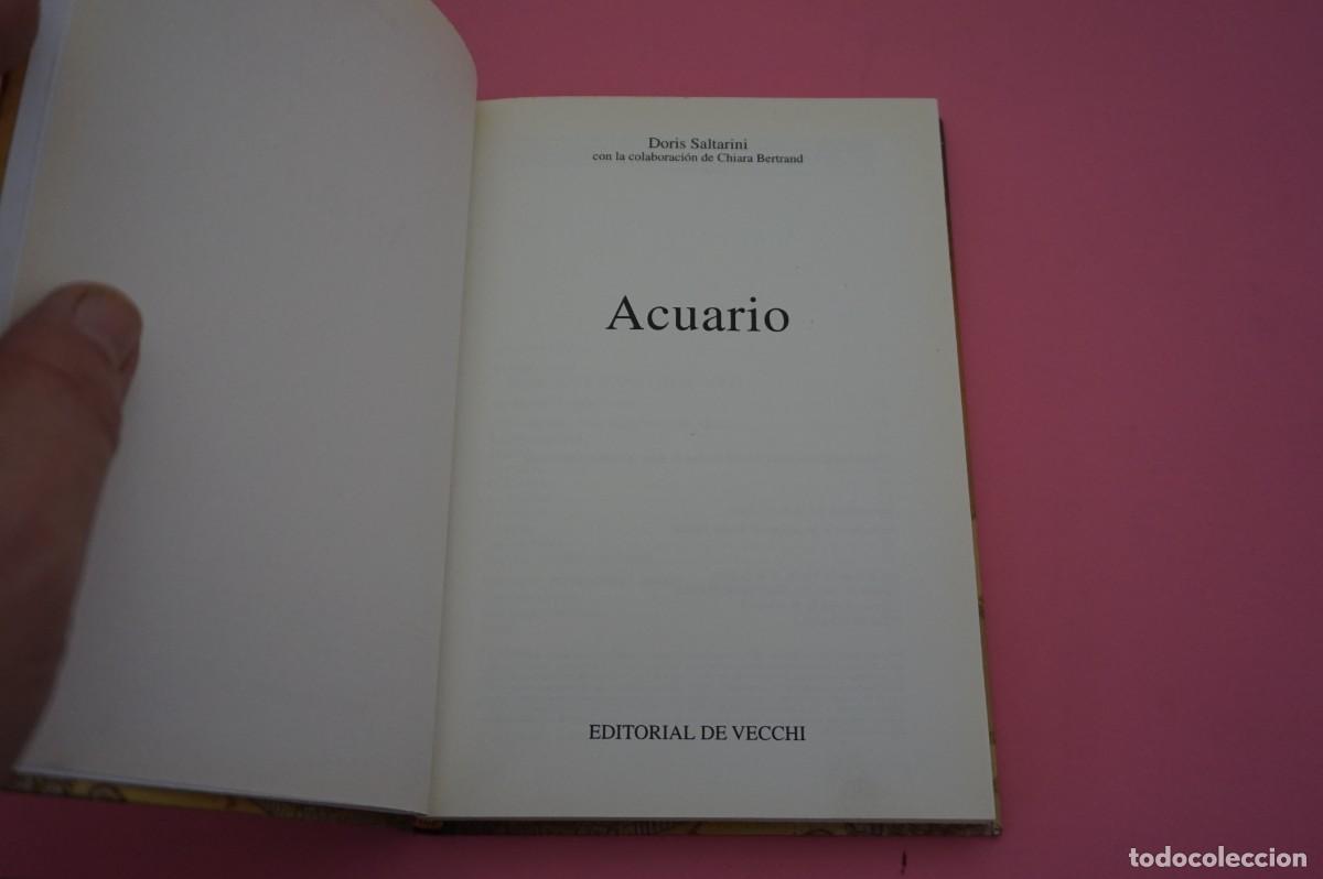 Libros: 22D/ ACUARIO - DORIS SALTARINI / EDITORIAL DE VECCHI - Foto 2