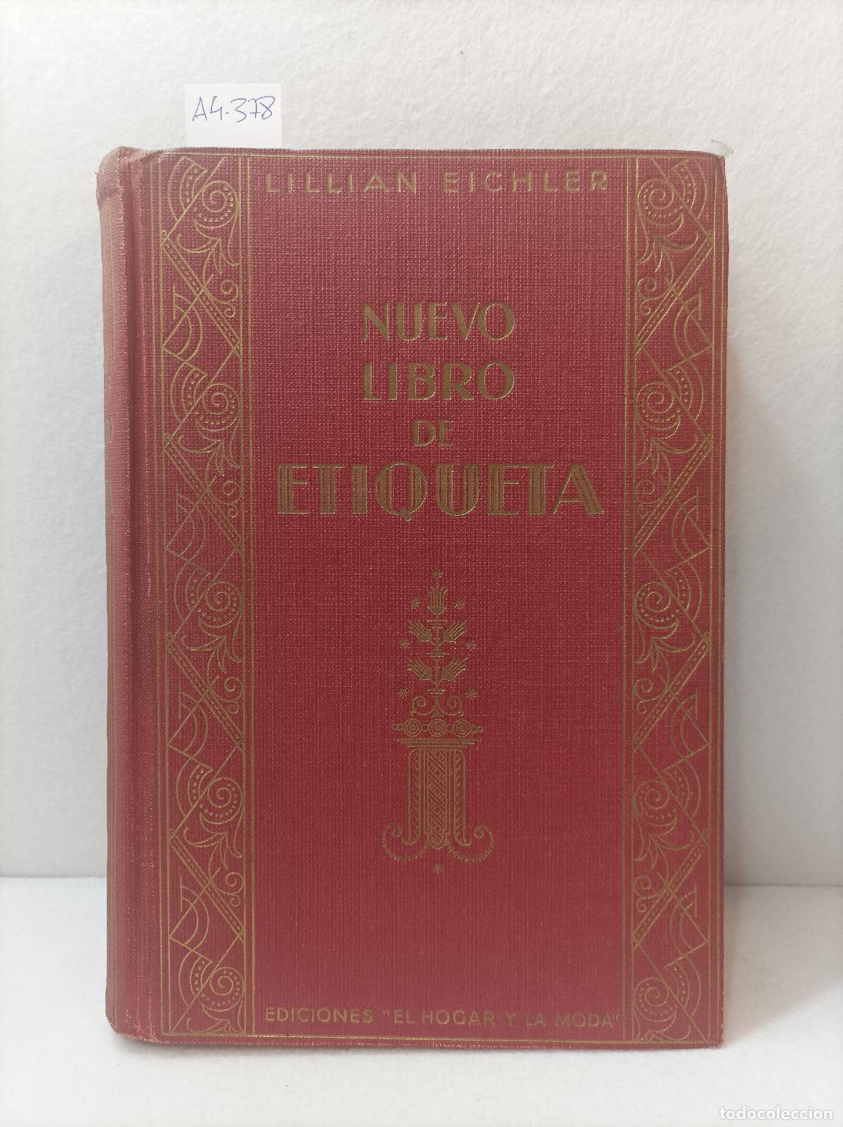 Libros: EICHLER, Lillian: - Nuevo libro de etiqueta. - Foto 1