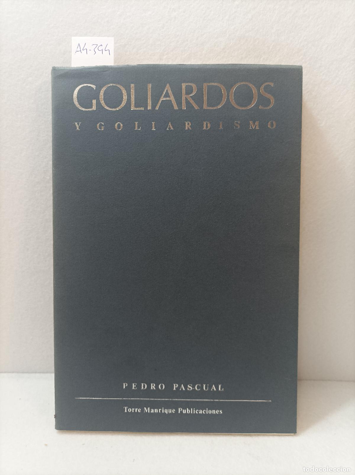 Libros: PASCUAL, Pedro: - Goliardos y goliardismo. - Foto 1