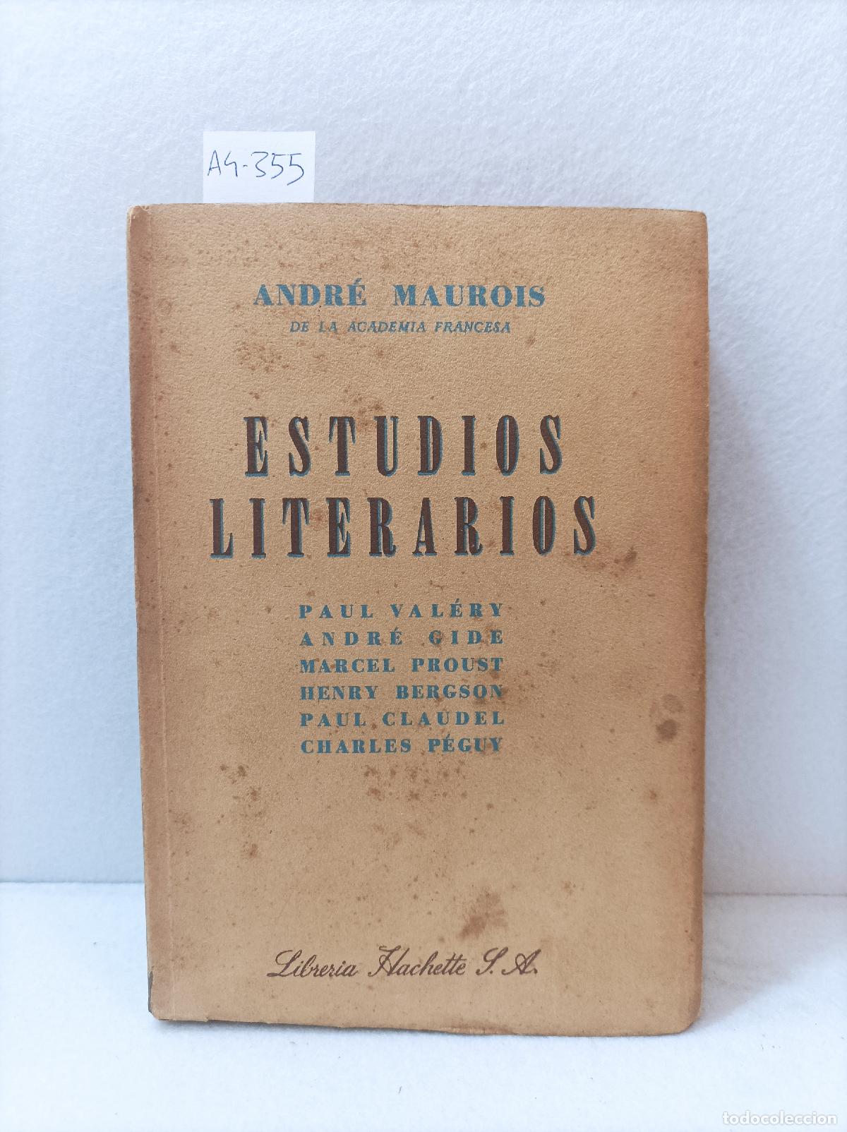 Libros: MAUROIS, Andre: - Estudios literarios. - Foto 1