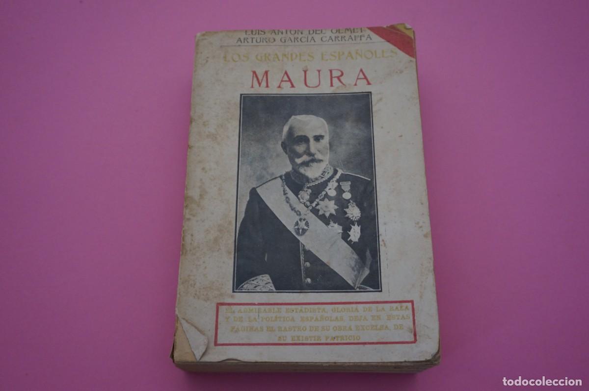 Libros: 4B/ LOS GRANDES ESPA&Ntilde;OLES - MAURA - Foto 1
