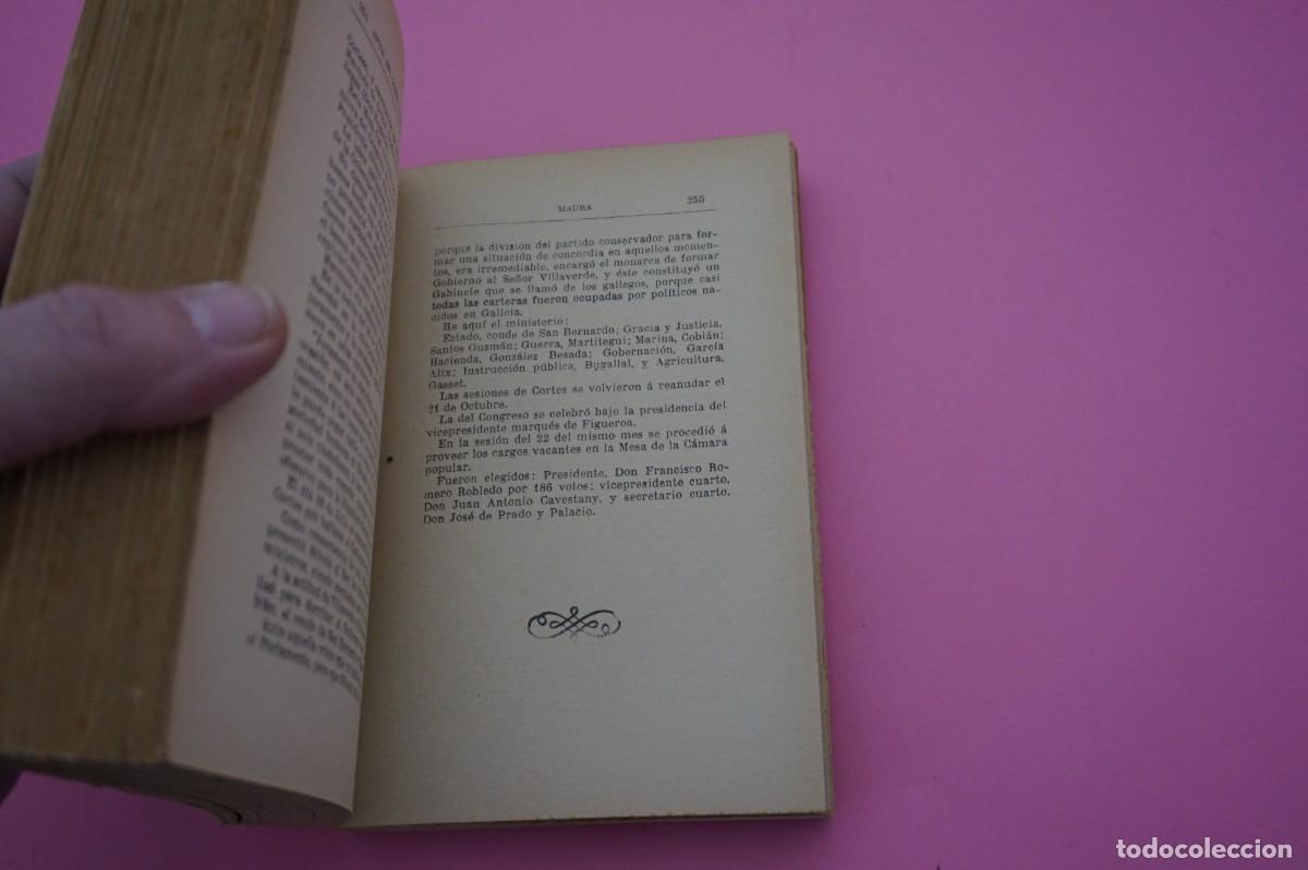 Libros: 4B/ LOS GRANDES ESPA&Ntilde;OLES - MAURA - Foto 3