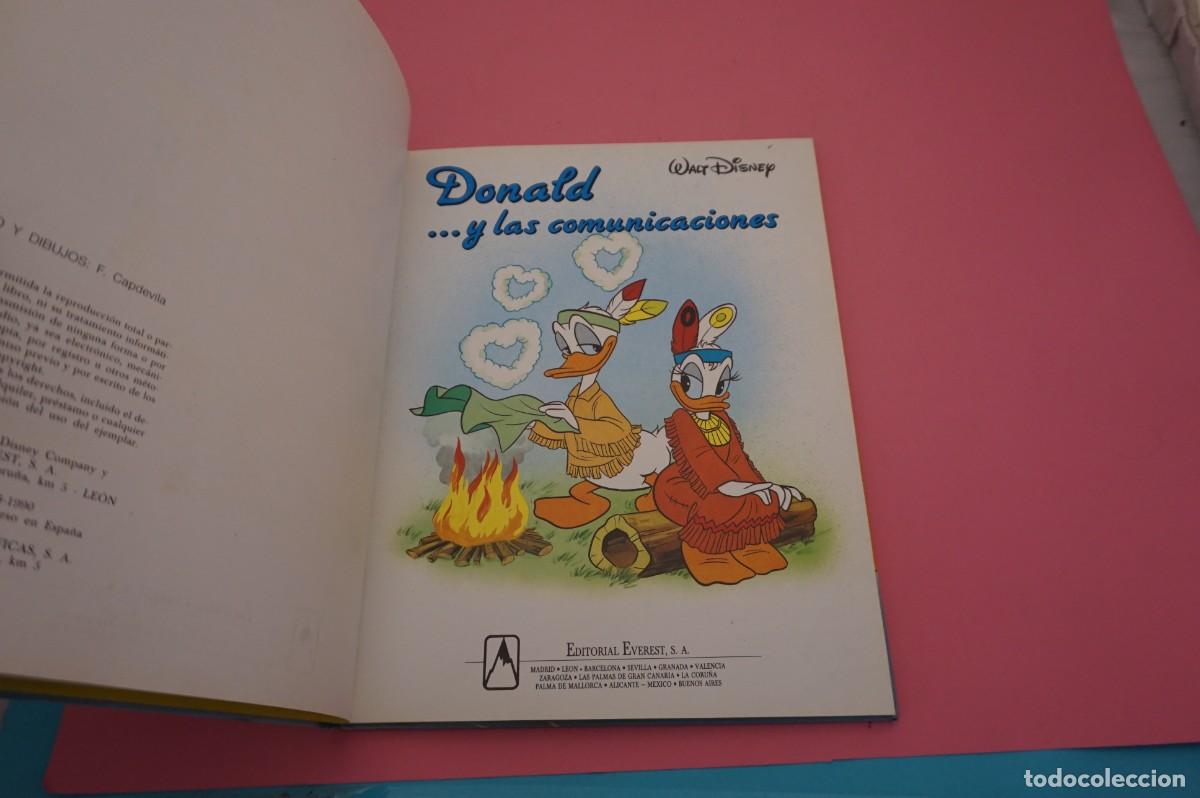 Libros: 17E/ DONALD... Y LAS COMUNICACIONES / EDITORIAL EVEREST - Foto 2