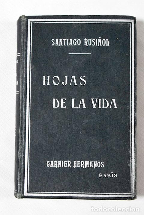 Libros: Hojas de la vida.- Rusi&ntilde;ol, Santiago - Foto 1
