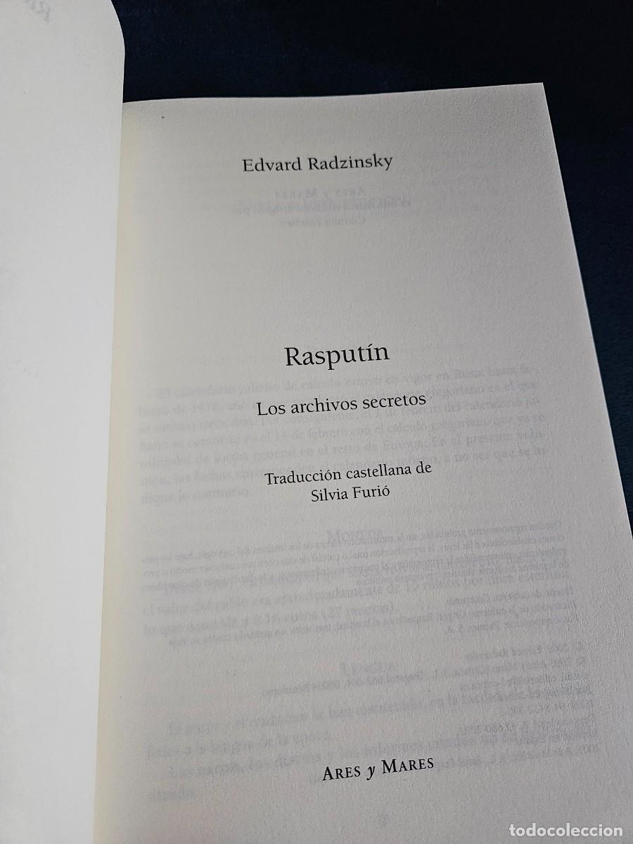 Libros: Libro Rasput&iacute;n, Los Archivos Secretos De Edvard Radzinsky. - Foto 11