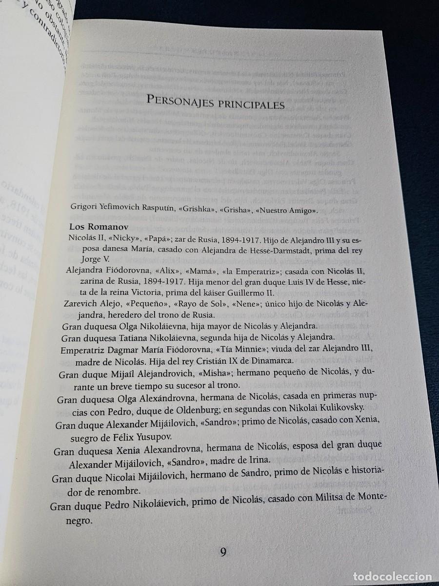 Libros: Libro Rasput&iacute;n, Los Archivos Secretos De Edvard Radzinsky. - Foto 12