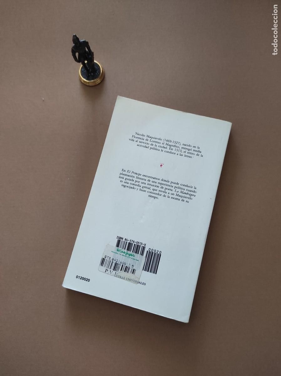 Libros: EL PRINCIPE / LA MANDR&Aacute;GORA - Nicol&aacute;s Maquiavelo - Foto 2