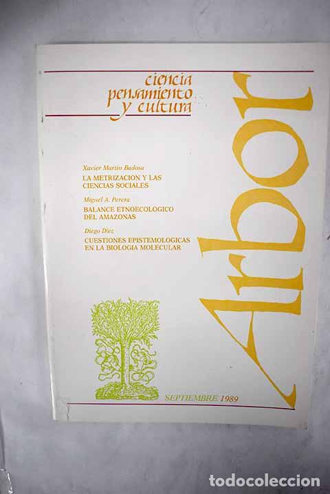 Libros: Arbor, n&uacute;mero 525: Calvo Hernando, Manuel.- Calvo Hernando, Manuel - Foto 1