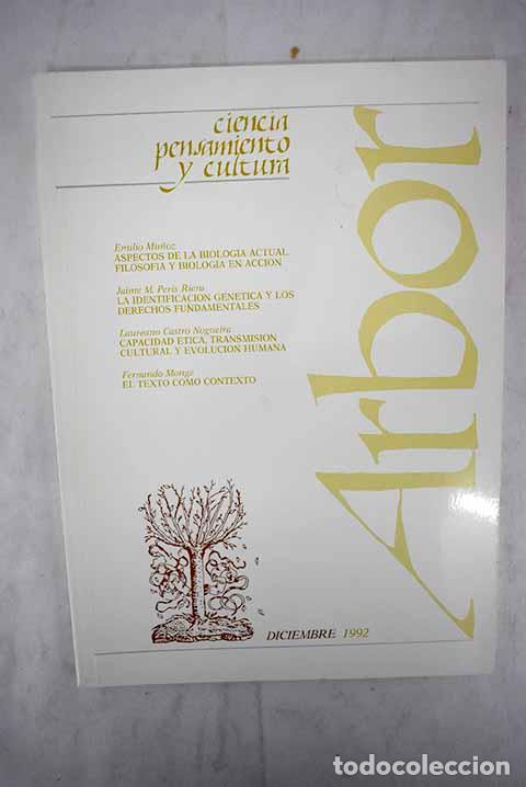 Libros: Arbor, n&uacute;mero 564: Calvo Hernando, Manuel.- Calvo Hernando, Manuel - Foto 1