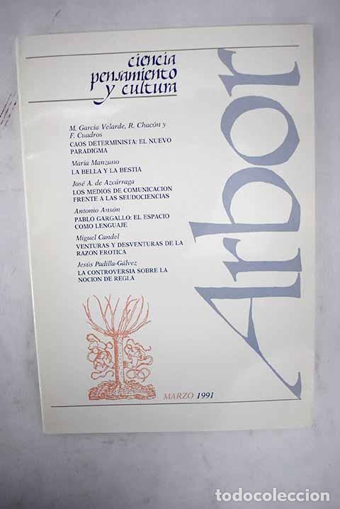 Libros: Arbor, n&uacute;mero 543: Calvo Hernando, Manuel.- Calvo Hernando, Manuel - Foto 1