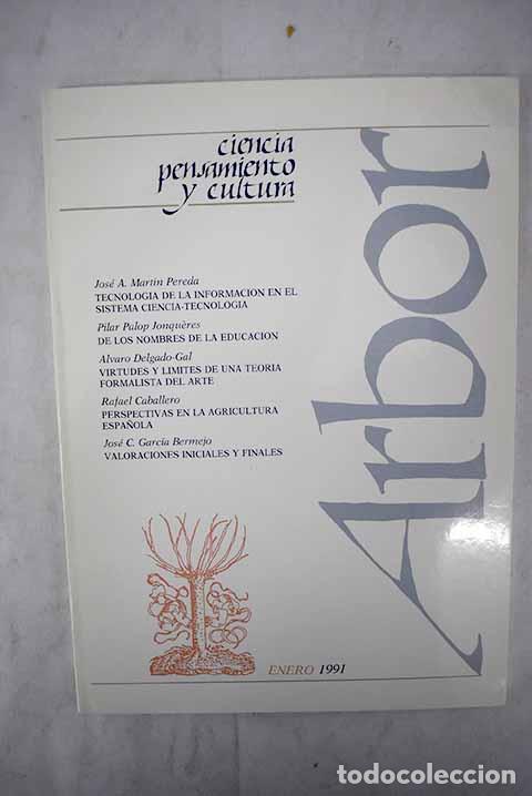 Libros: Arbor, n&uacute;mero 541: Calvo Hernando, Manuel.- Calvo Hernando, Manuel - Foto 1