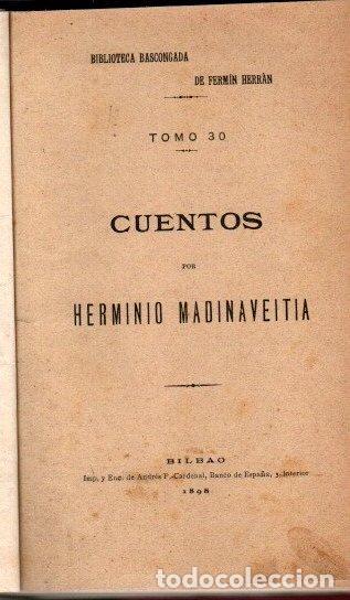 Libros: Cuentos - Madinaveitia, Herminio - Foto 1
