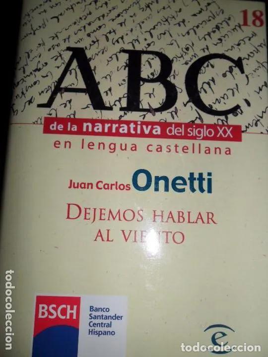 Libros: Dejemos hablar al viento - Onetti - Foto 1