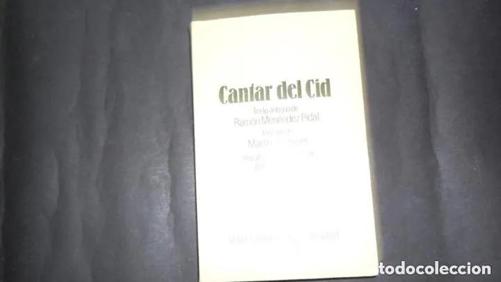Libros: Cantar del Cid - Ram&oacute;n Men&eacute;ndez Pidal, Martin de Riquer y Alfonso Reyes - Foto 1