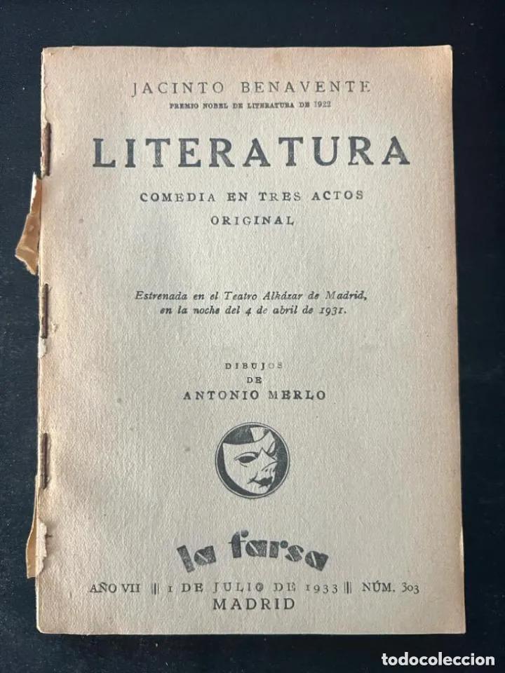 Libros: LITERATURA - JACINTO BENAVENTE - Foto 1