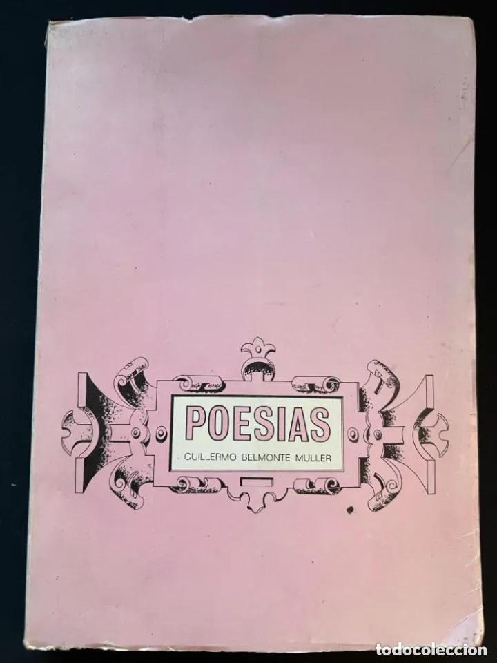 Libros: POESIAS - GUILLERMO BELMONTE MULLER - Foto 1