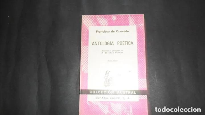 Libros: Antolog&iacute;a po&eacute;tica, Francisco de Quevedo - Foto 1