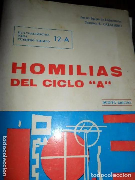 Libros: Homil&iacute;as del ciclo A, VVAA, ed. PS - VVAA - Foto 1