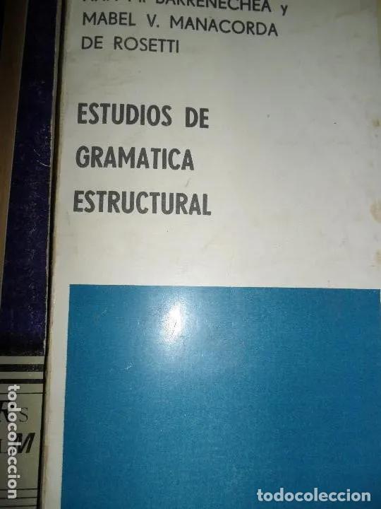 Libros: estudios de gram&aacute;tica estructural, VVAA, ed. Paid&oacute;s - VVAA - Foto 1