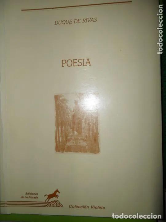 Libros: Poes&iacute;a, Duque de Rivas, ed. La Posada - Duque de Rivas - Foto 1