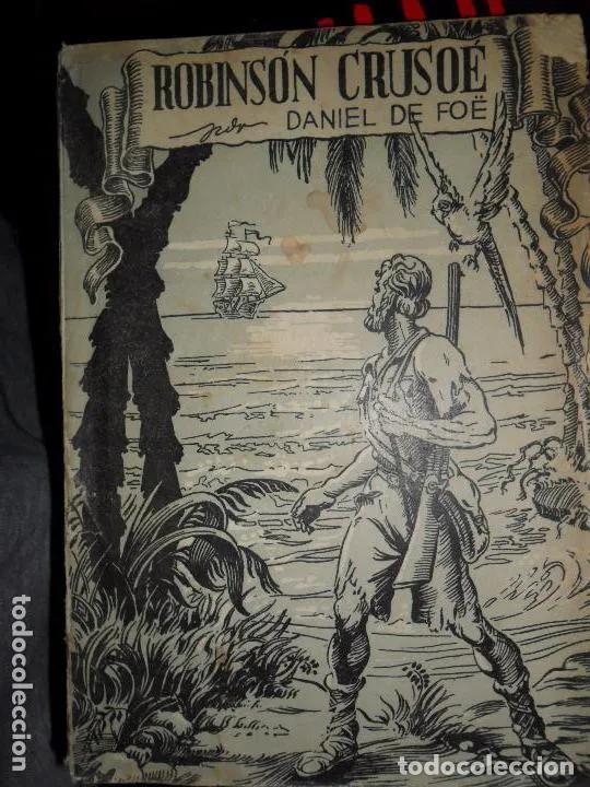 Libros: Robinson Crusoe, Daniel Defoe, ed. Rialto, 1942 - Daniel Defoe - Foto 1