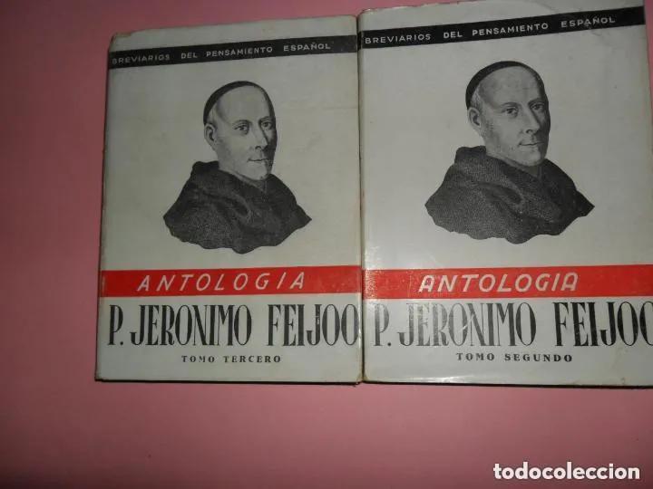 Libros: Antolog&iacute;a, P. Jer&oacute;nimo Feijoo, 3 tomos, , ed. FE - Foto 1