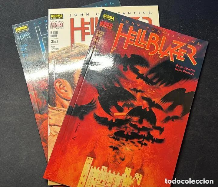 Libros: John Constantine Hellblazer El &Uacute;ltimo Hombre, 3 tomos - Foto 1