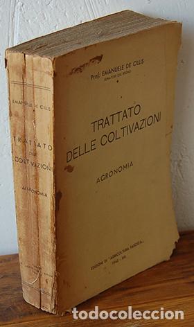 Libros: TRATTATO DELLE COLTIVAZIONI. Agronom&iacute;a - EMANUELE DE CILLIS