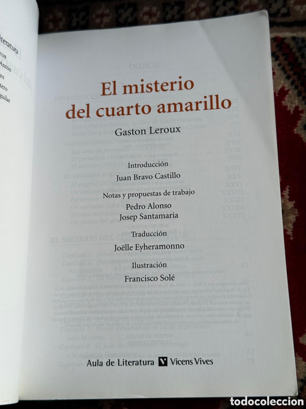 Libros: El Misterio del Cuarto Amarillo - Foto 2