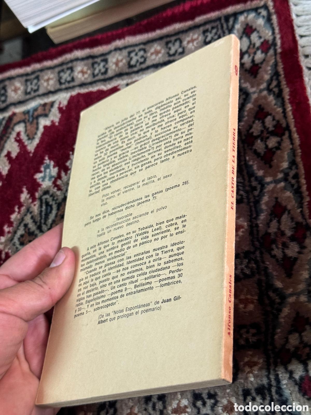 Libros: El Canto de la Tierra Alfonso Canales - Foto 5