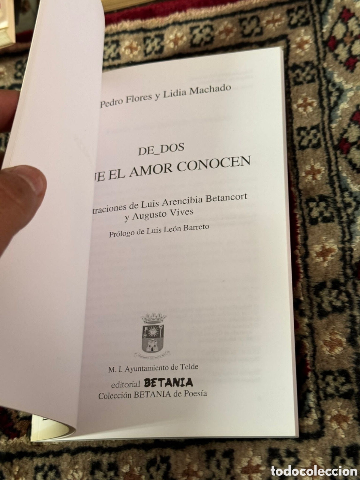 Libros: De Dos Que el Amor Conocen Pedro Flores y Lidia Machado - Foto 2